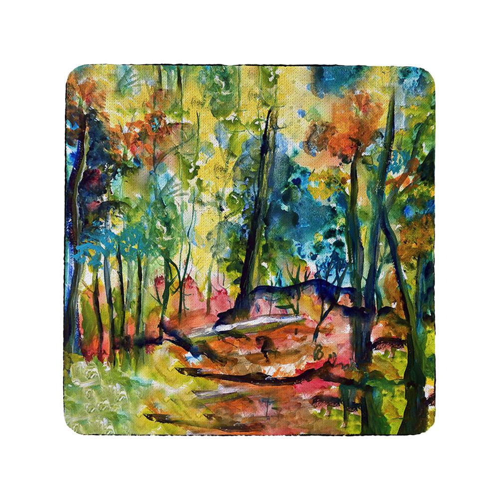 Fall Forest Coaster Set of 4. Picture 1