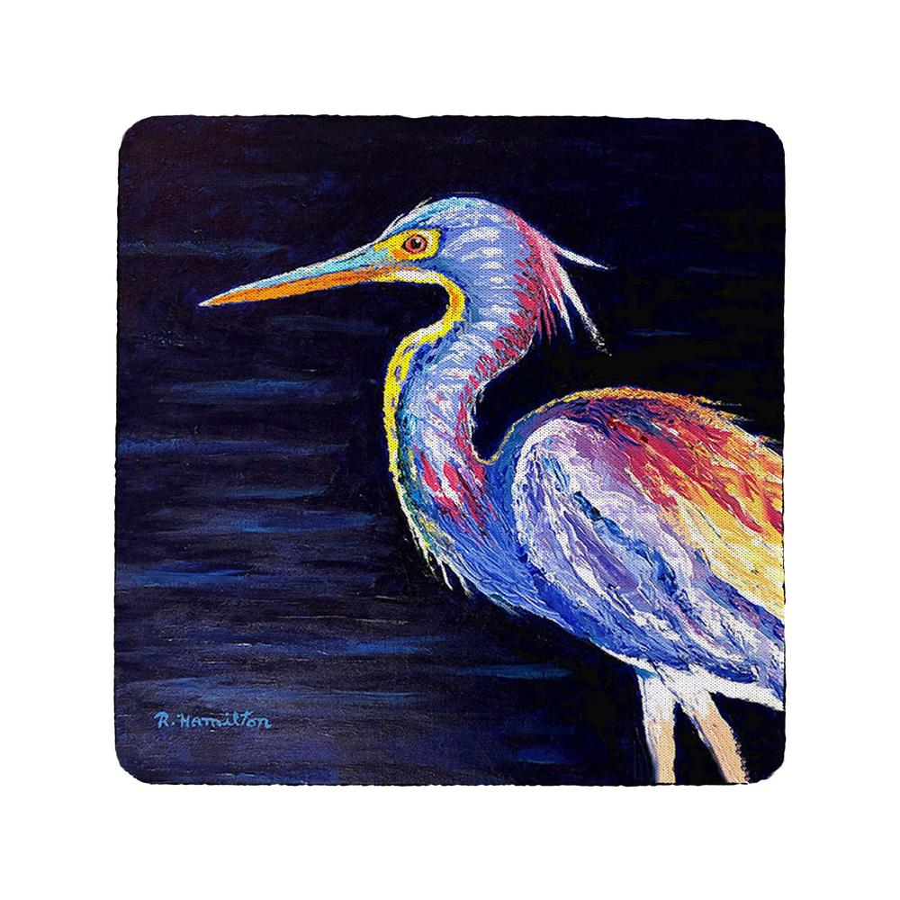 Palette Louisiana Heron Coaster Set of 4. Picture 1