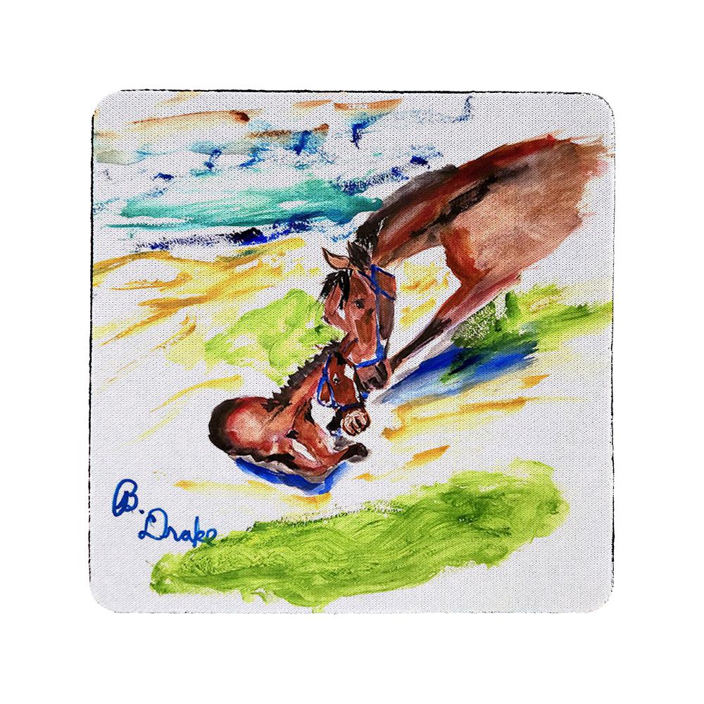 Mothering Horse Coaster Set of 4. Picture 1