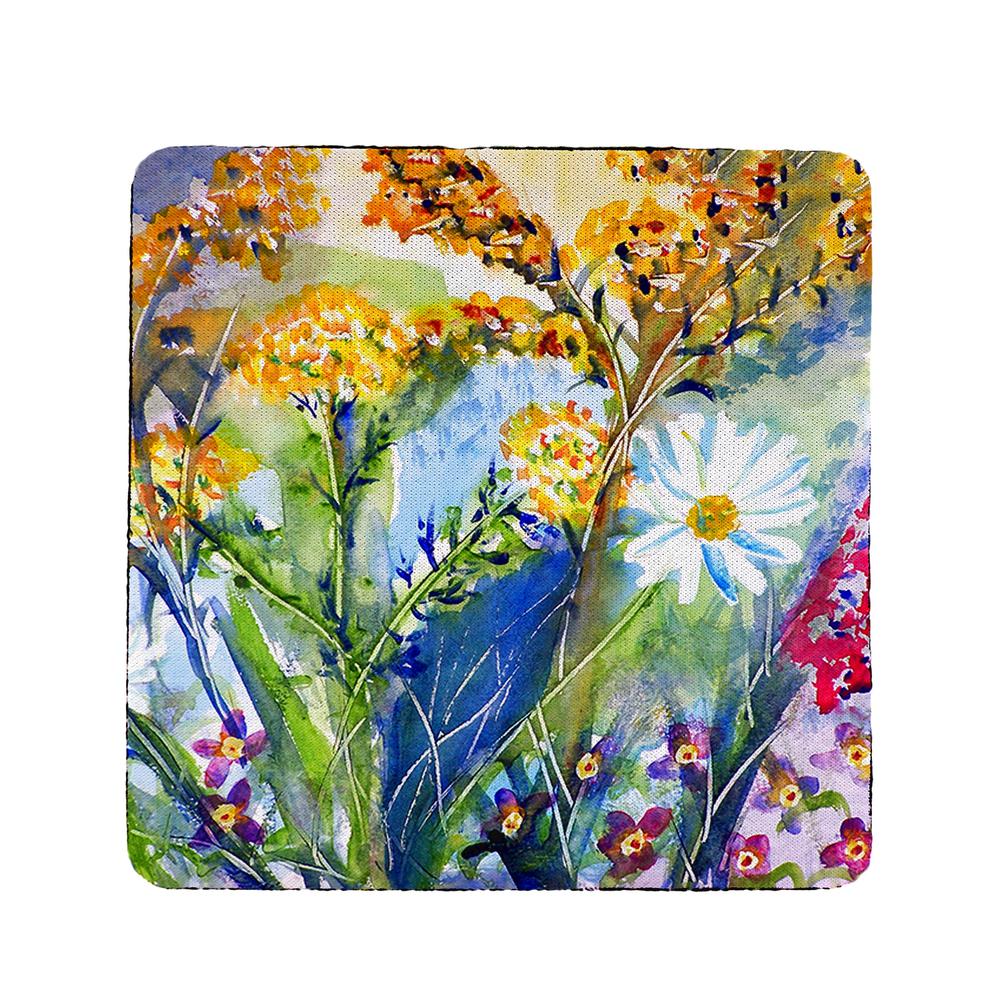 Wild Flowers Coaster Set of 4. Picture 1