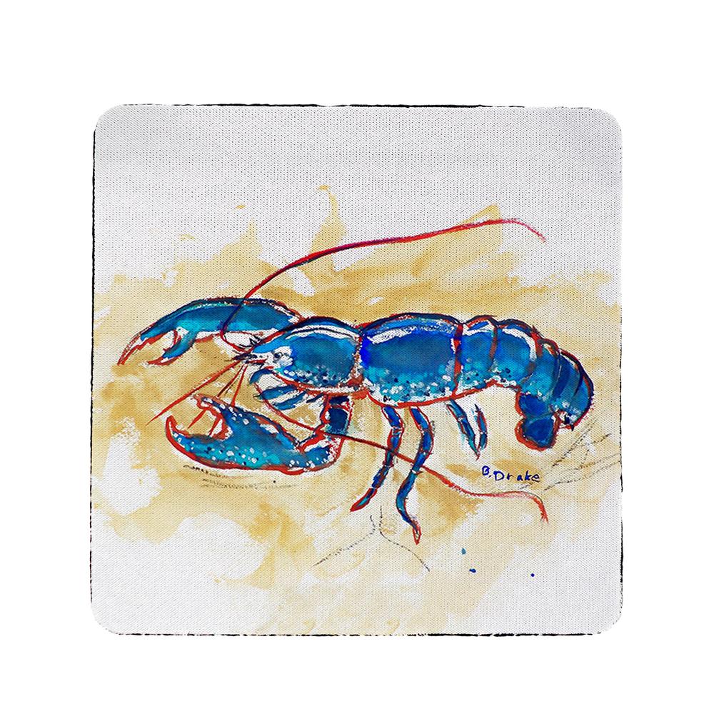 Blue Lobster Coaster Set of 4. Picture 1
