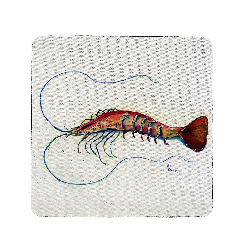 Betsy's Shrimp Coaster Set of 4. Picture 1