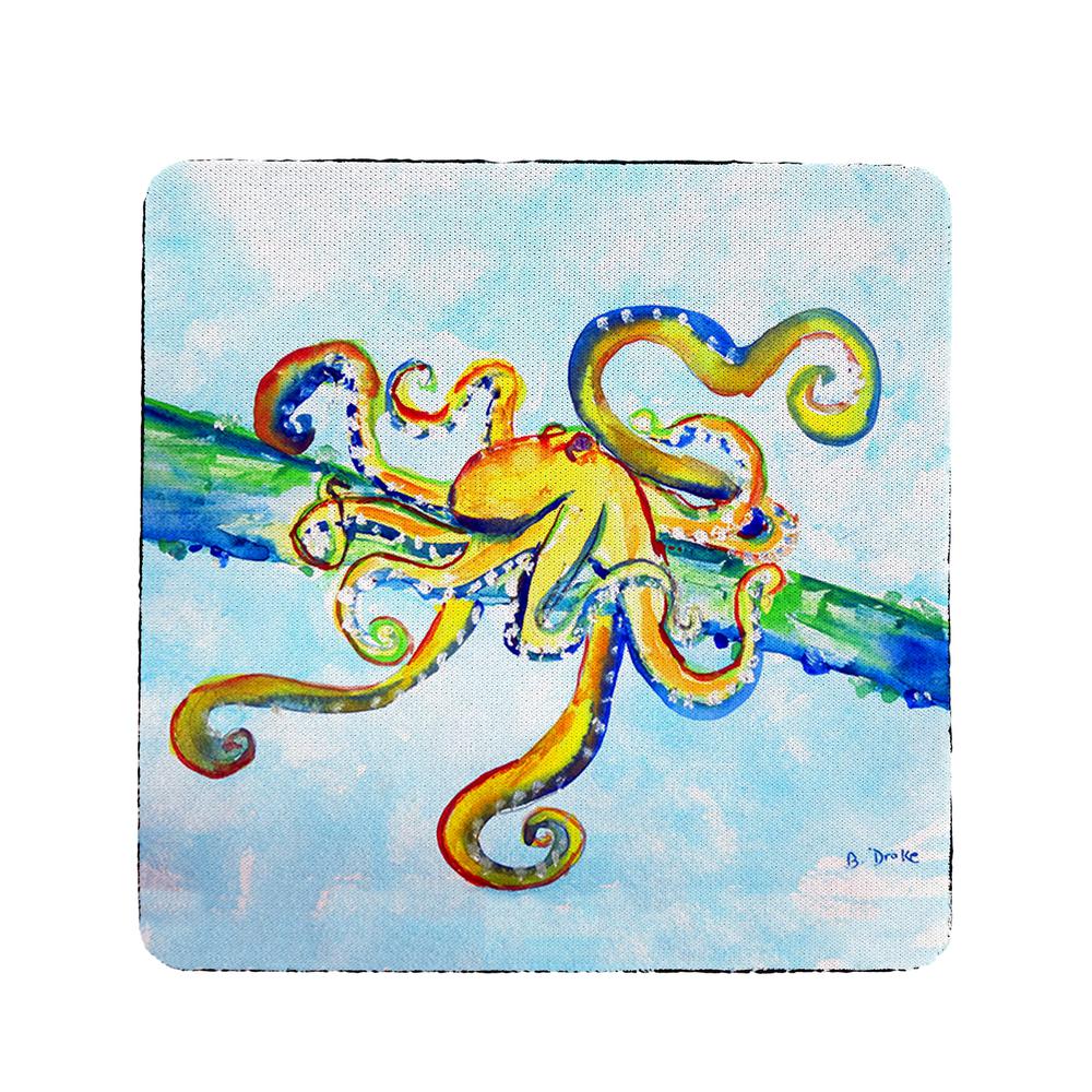 Crazy Octopus Coaster Set of 4. Picture 1