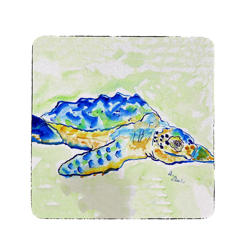 Loggerhead Turtle Coaster Set of 4. Picture 1