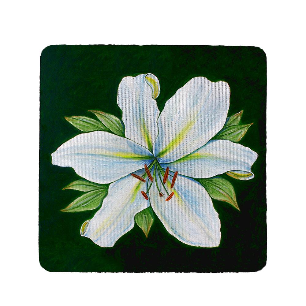 Casablanca Lily Coaster Set of 4. Picture 1