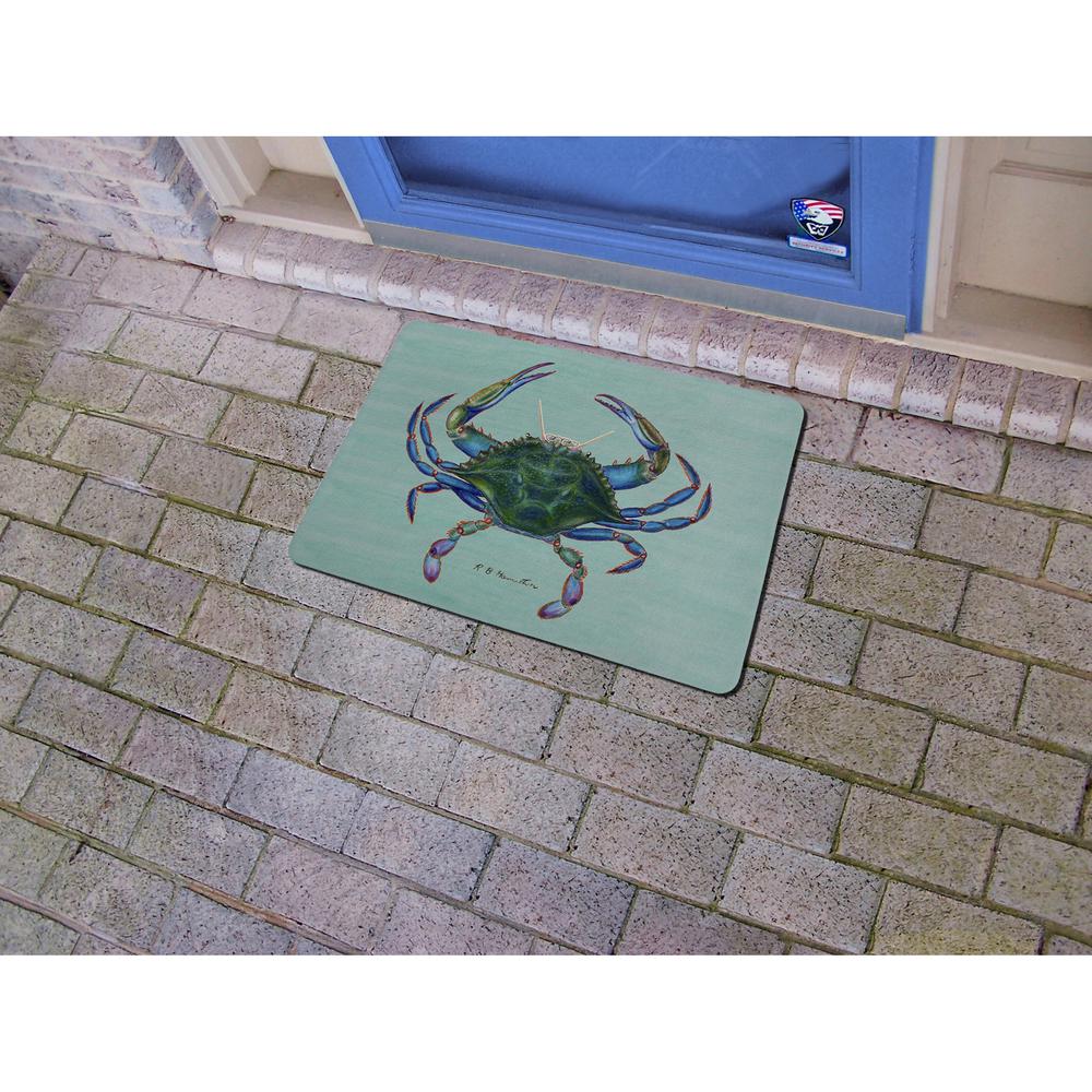 Female Blue Crab Door Mat 18x26. Picture 2