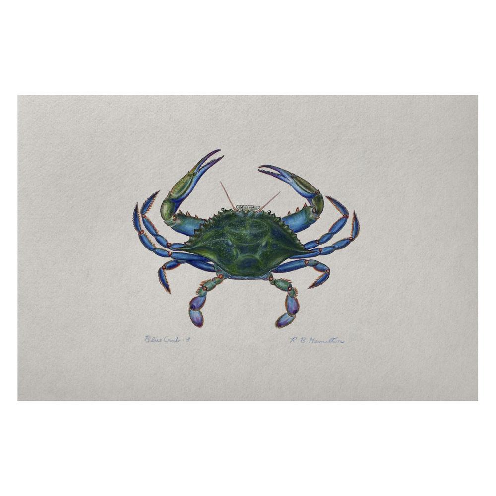 Male Crab Door Mat 30x50. Picture 1