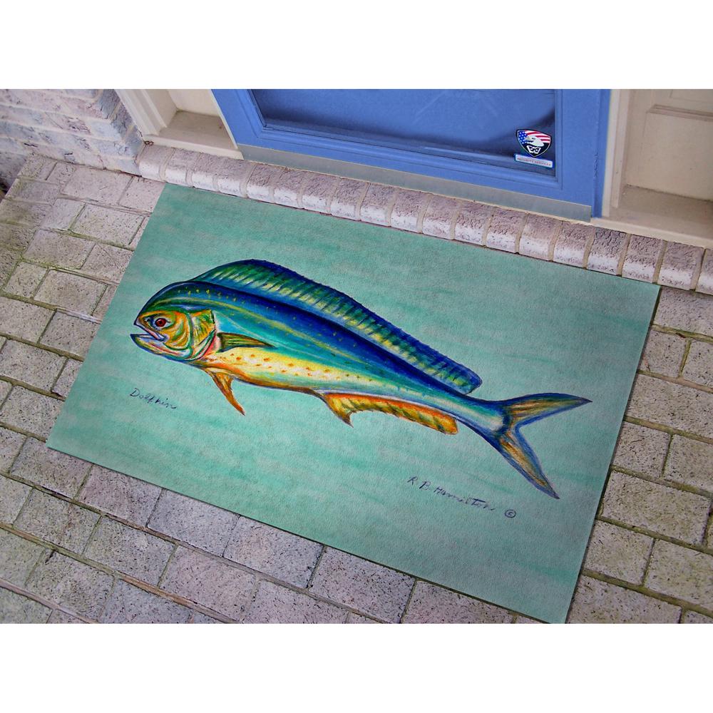 Dolphin Fish Door Mat 30x50. Picture 2