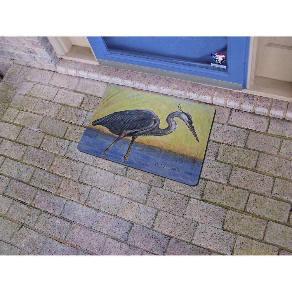 Blue Heron Door Mat 18x26. Picture 2