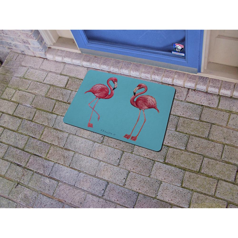 Flamingo Door Mat 18x26. Picture 2