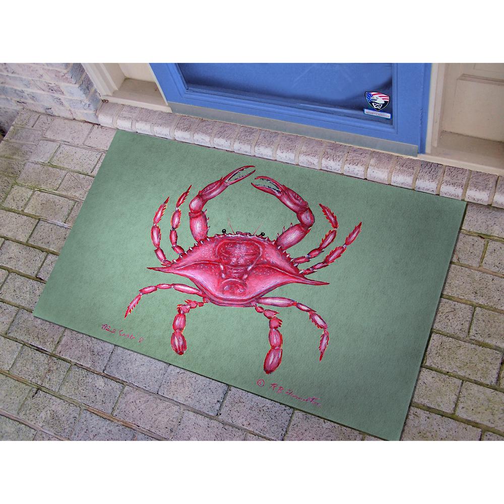 Pink Crab Door Mat 30x50. Picture 2