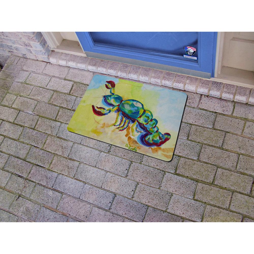Colorful Lobster Door Mat 18x26. Picture 2