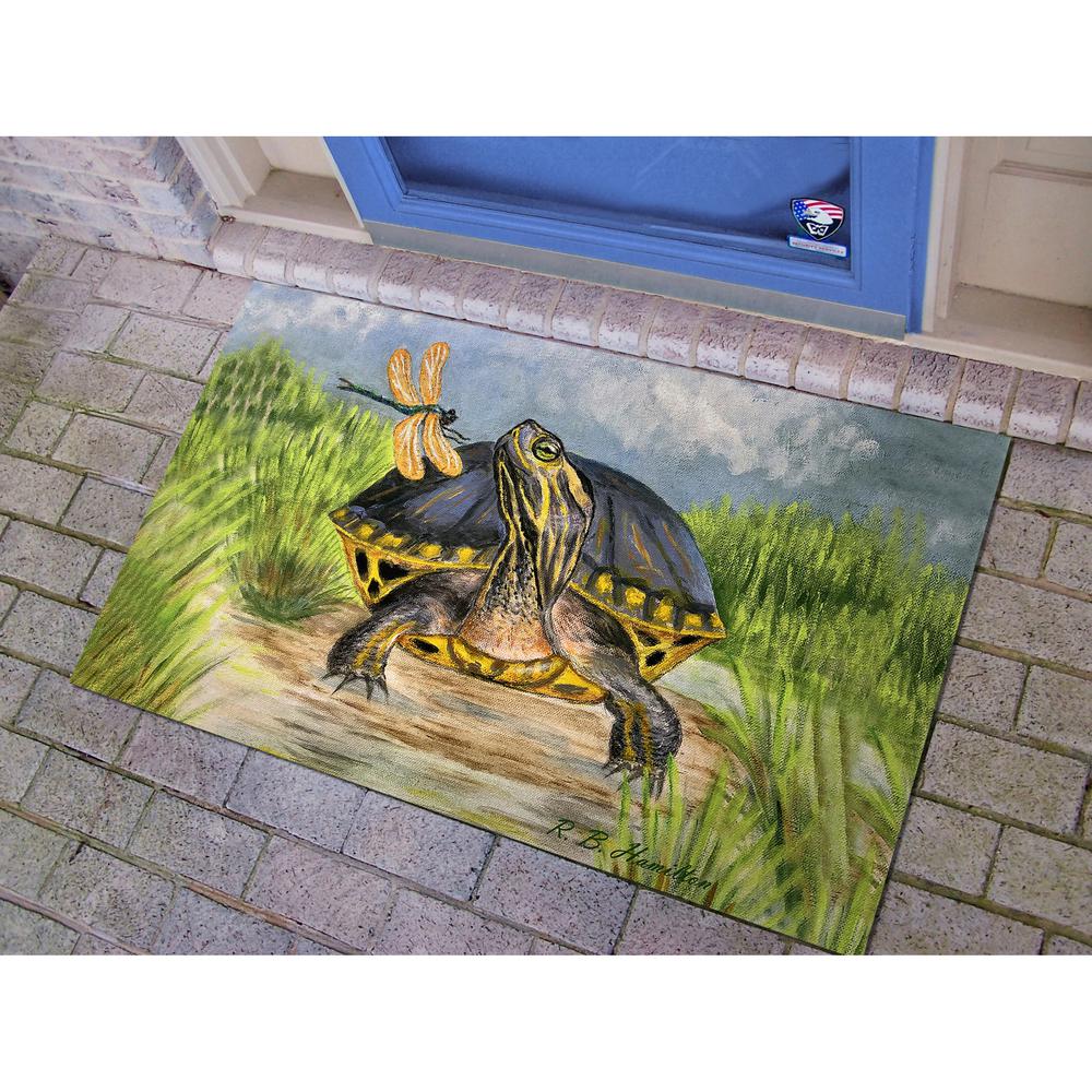 Dragonfly to Turtle Large Door Mat. Picture 2