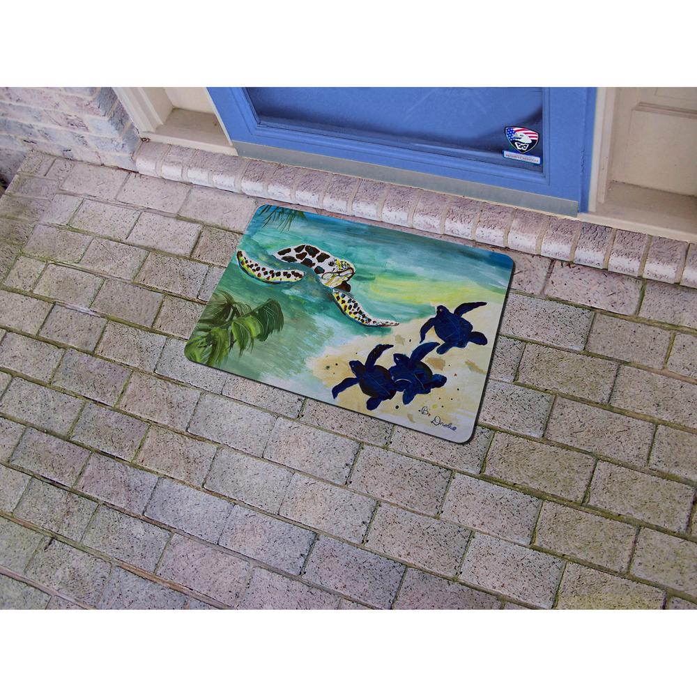 Sea Turtle and Babies Small Door Mat. Picture 2