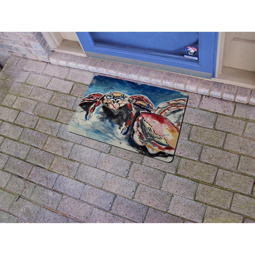 Two Red Crabs Small Door Mat. Picture 2