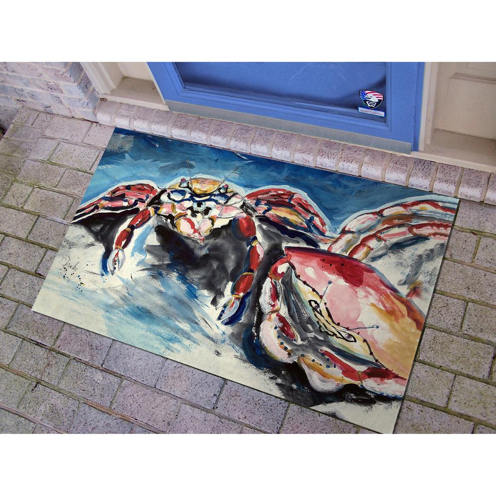 Two Red Crabs Large Door Mat. Picture 2