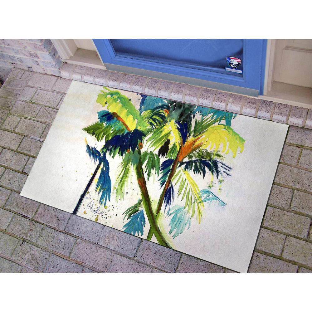 Leaning Palm Door Mat 30x50. Picture 2