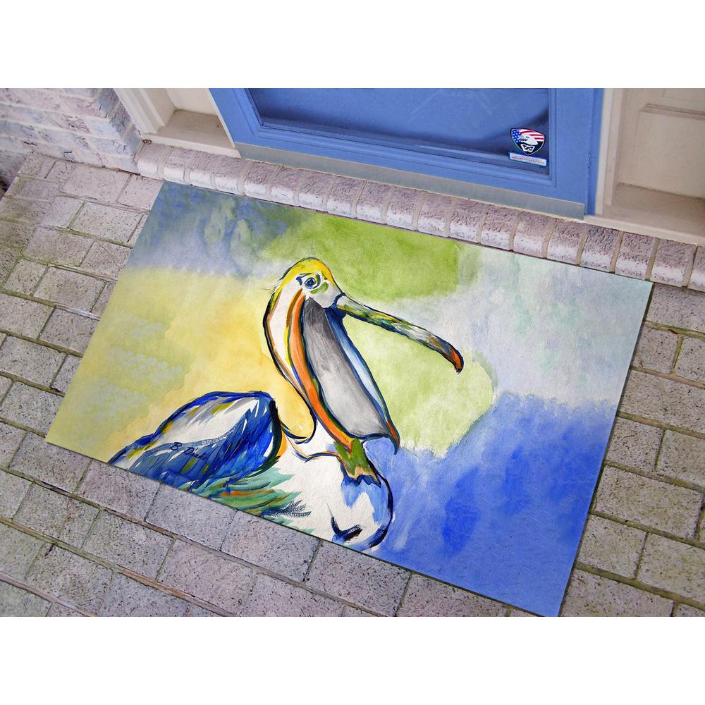Happy Pelican Door Mat 30x50. Picture 2