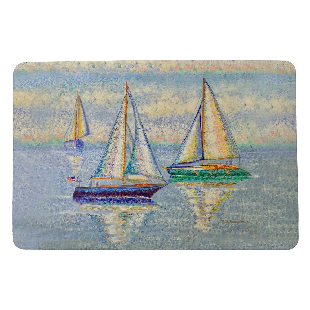 Sailing By Door Mat 18x26. The main picture.