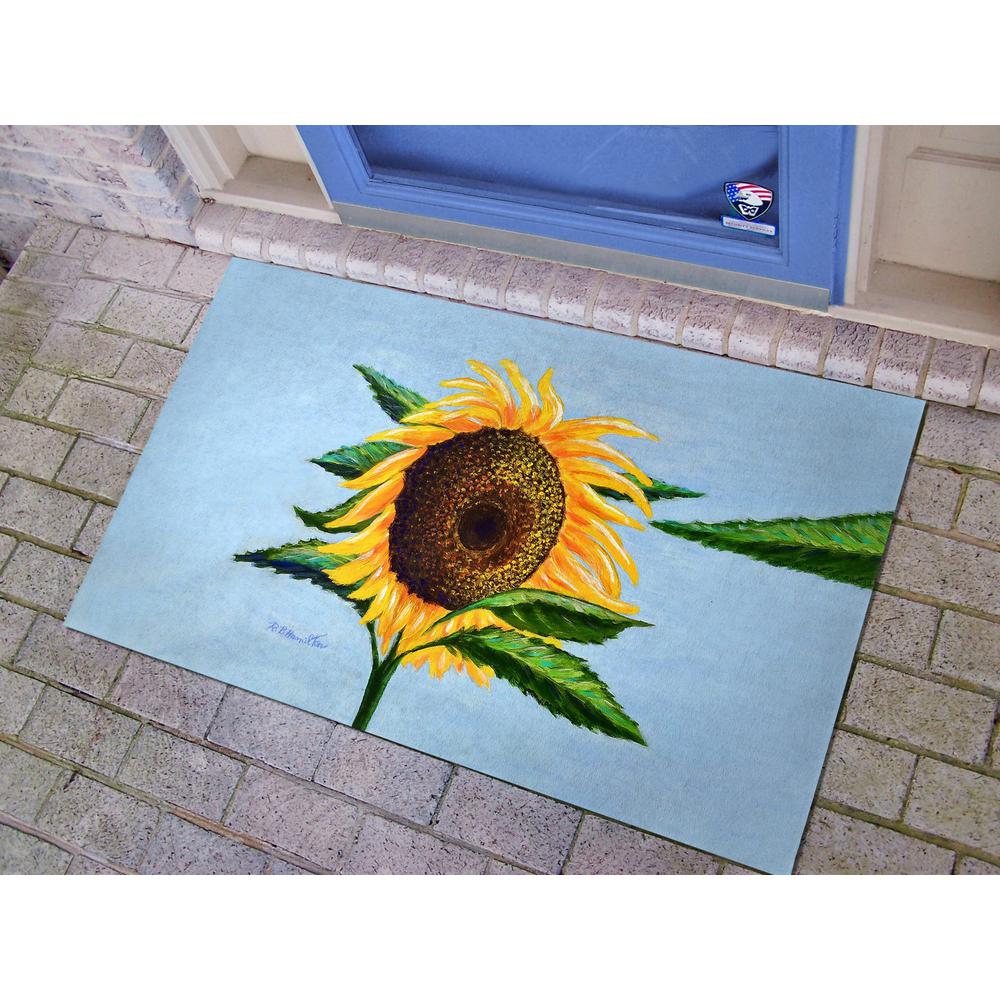 Sleepy Sunflower Door Mat 30x50. Picture 2