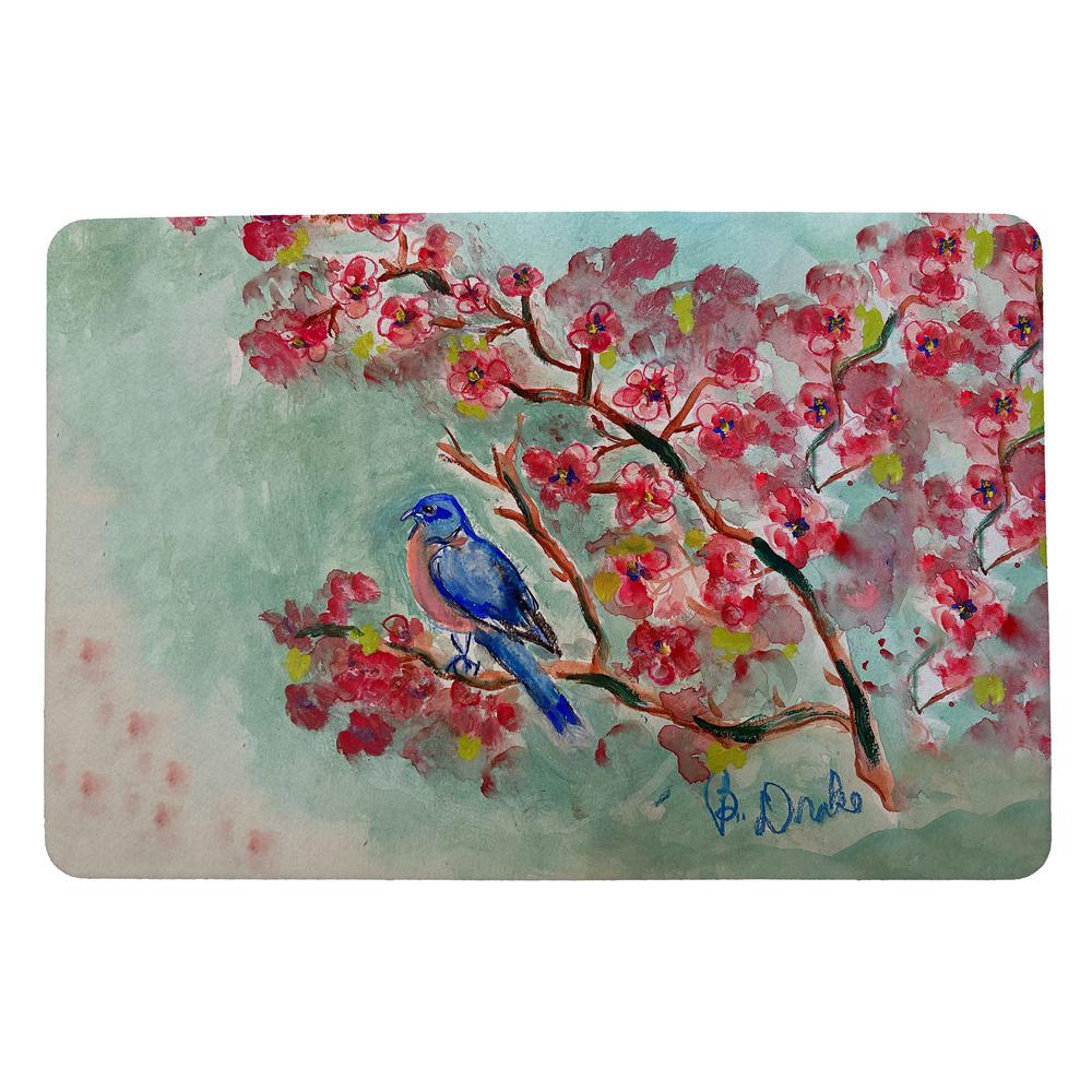 Cherry Blossoms Door Mat 18x26. The main picture.