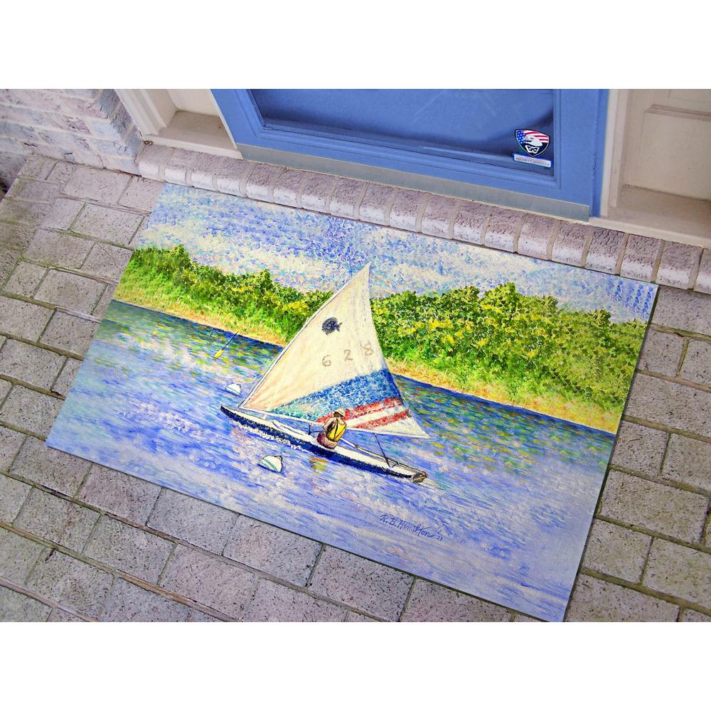 Sunfish Sailing Door Mat 30x50. Picture 2