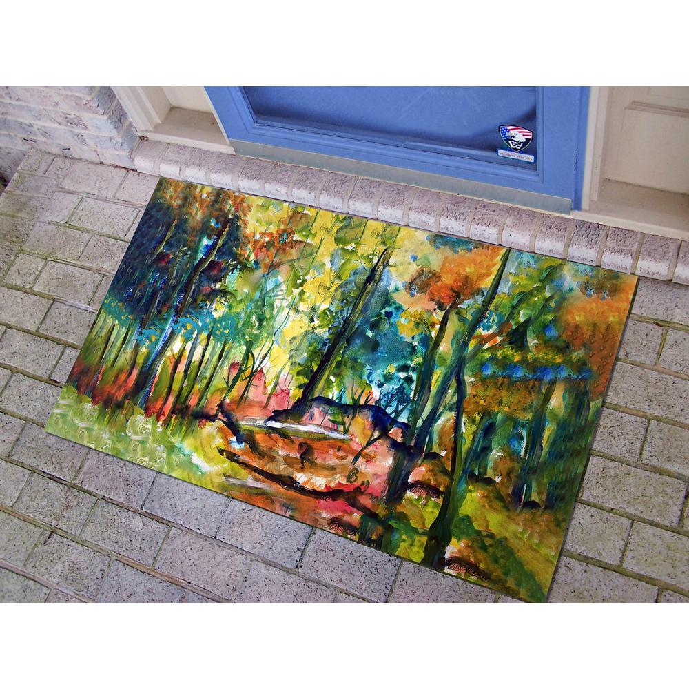 Fall Forest Door Mat 30x50. Picture 2