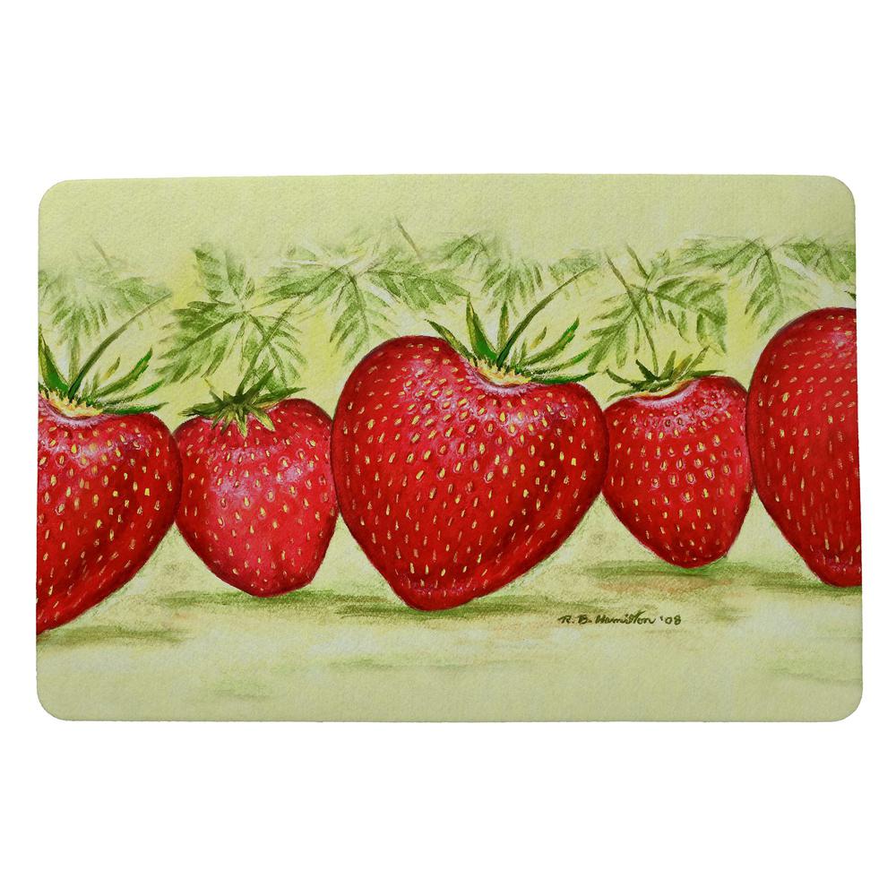 Strawberries Door Mat 18x26. The main picture.