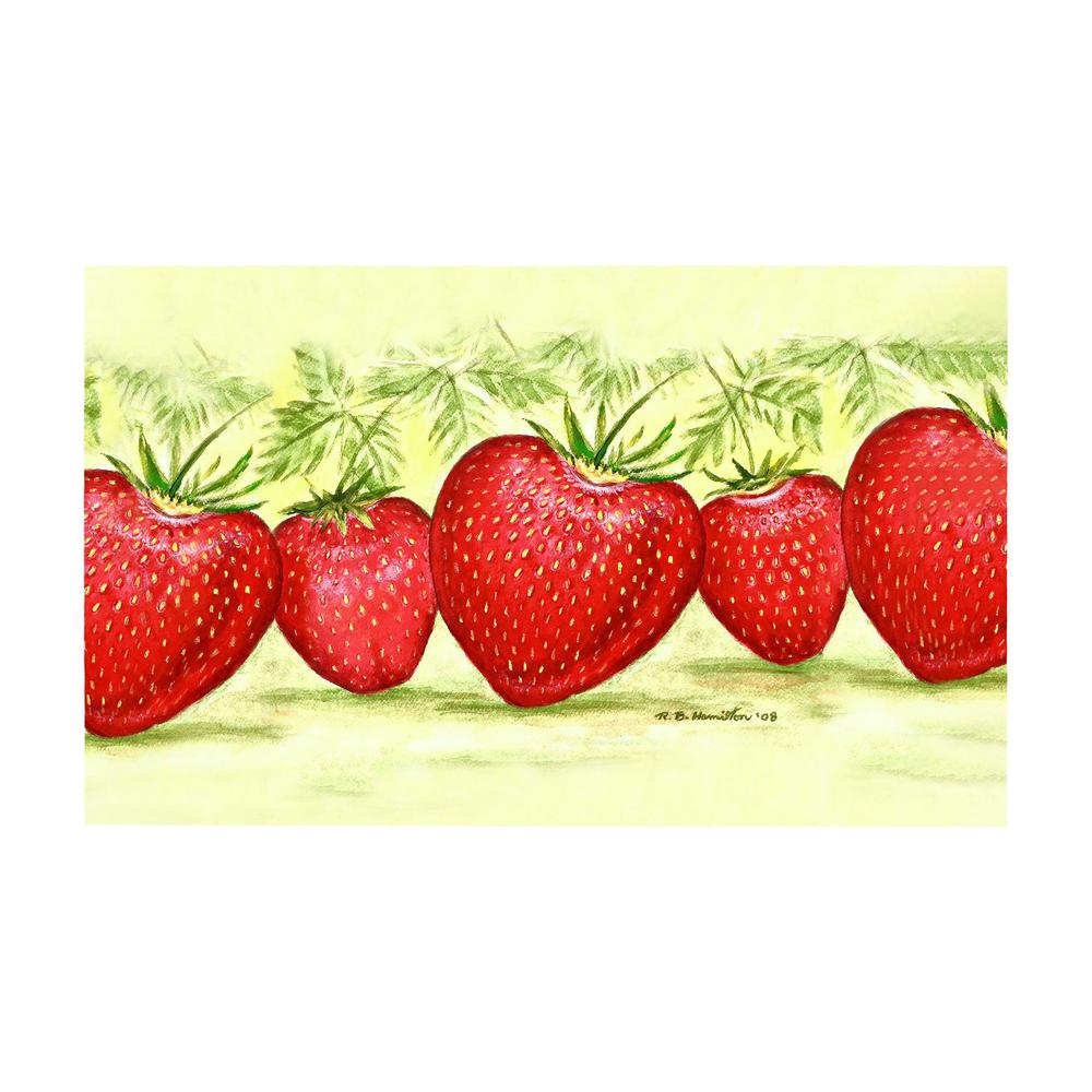 Strawberries Door Mat 30x50. Picture 1