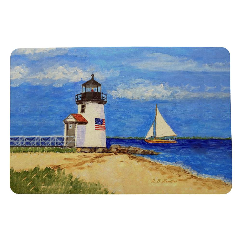 Brant Point Lighthouse, MA Door Mat 18x26. Picture 1