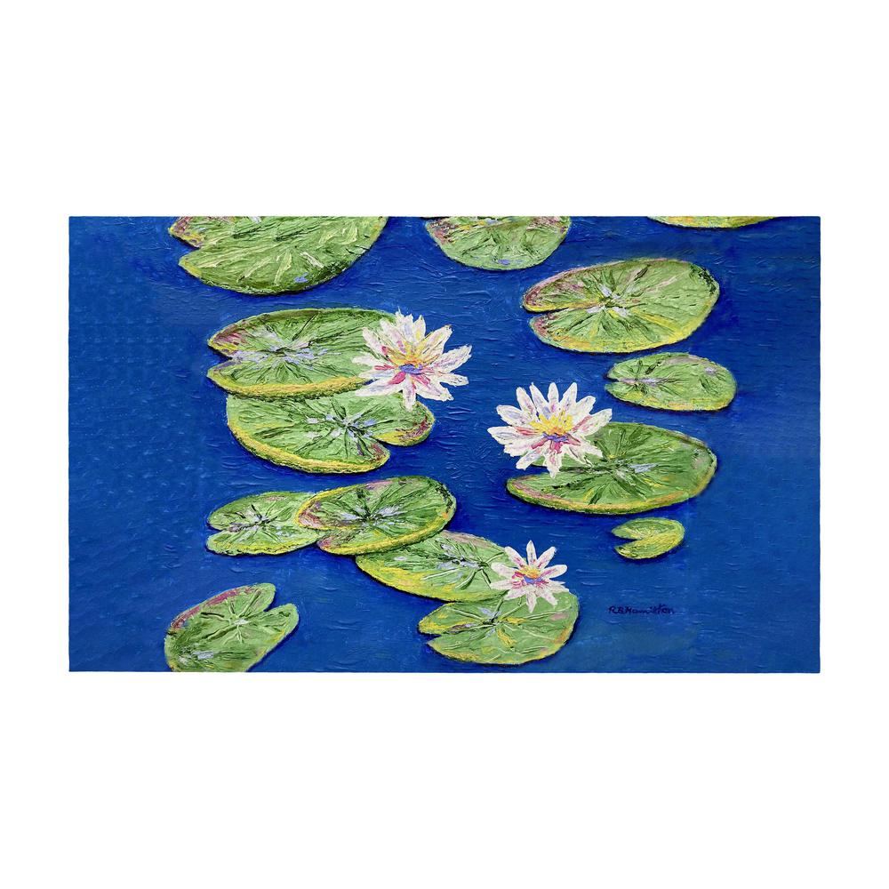 Lily Pads Door Mat 30x50. Picture 1