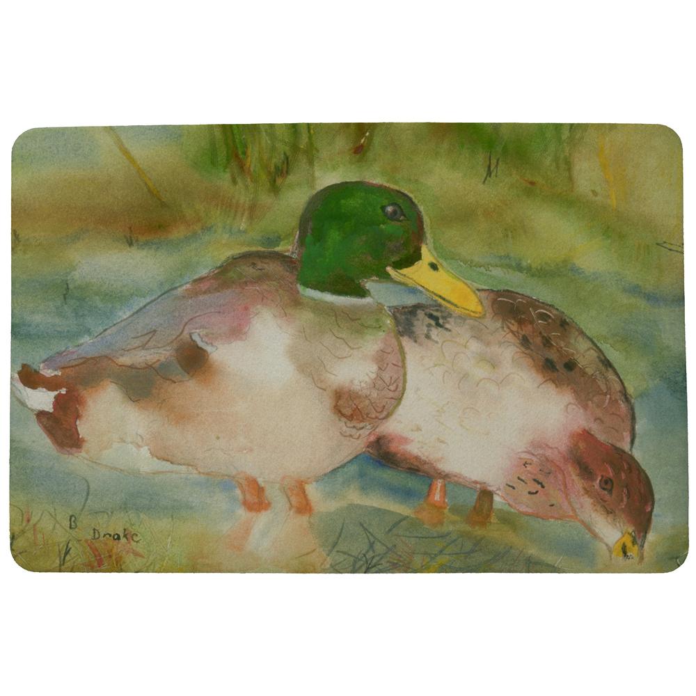 Mallard Ducks Door Mat 18x26. Picture 1