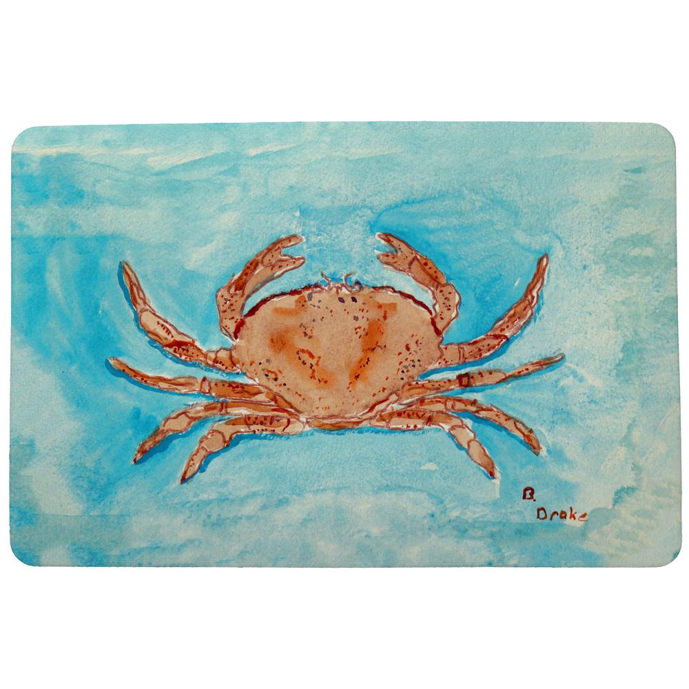 Red Crab Door Mat 18x26. Picture 1