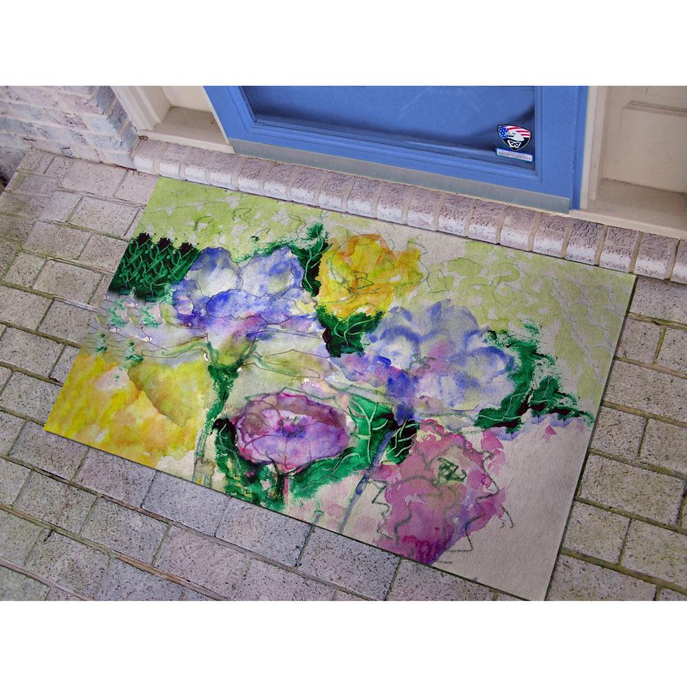 Watercolor Garden Door Mat 30x50. Picture 2
