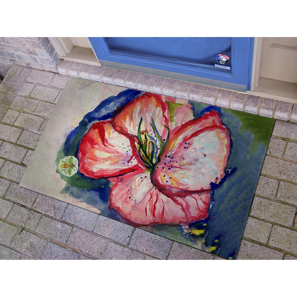 Hibiscus Door Mat 30x50. Picture 2