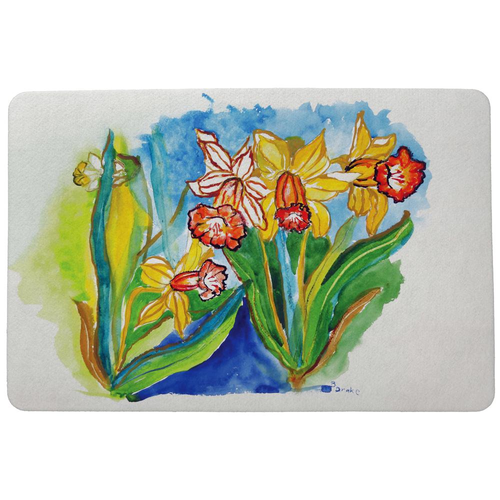 Daffodils Floor Mat 18x26. Picture 1
