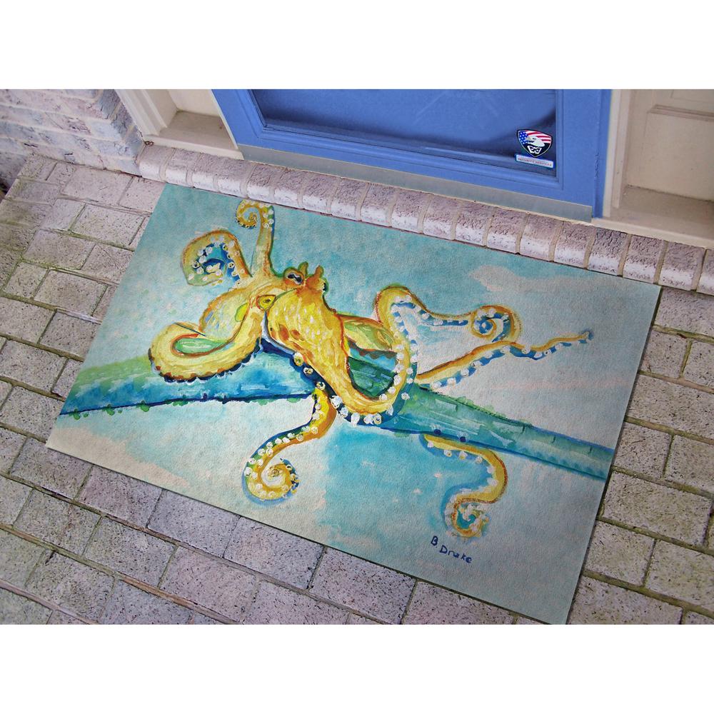 Gold Octopus Door Mat 30x50. Picture 2