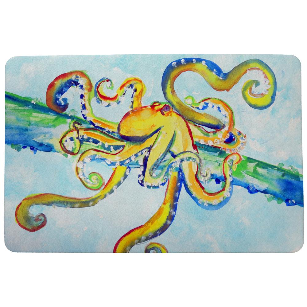 Crazy Octopus Door Mat 18x26. Picture 1