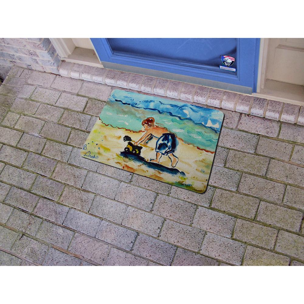 Boy & Toy Doormat 18x26. Picture 2