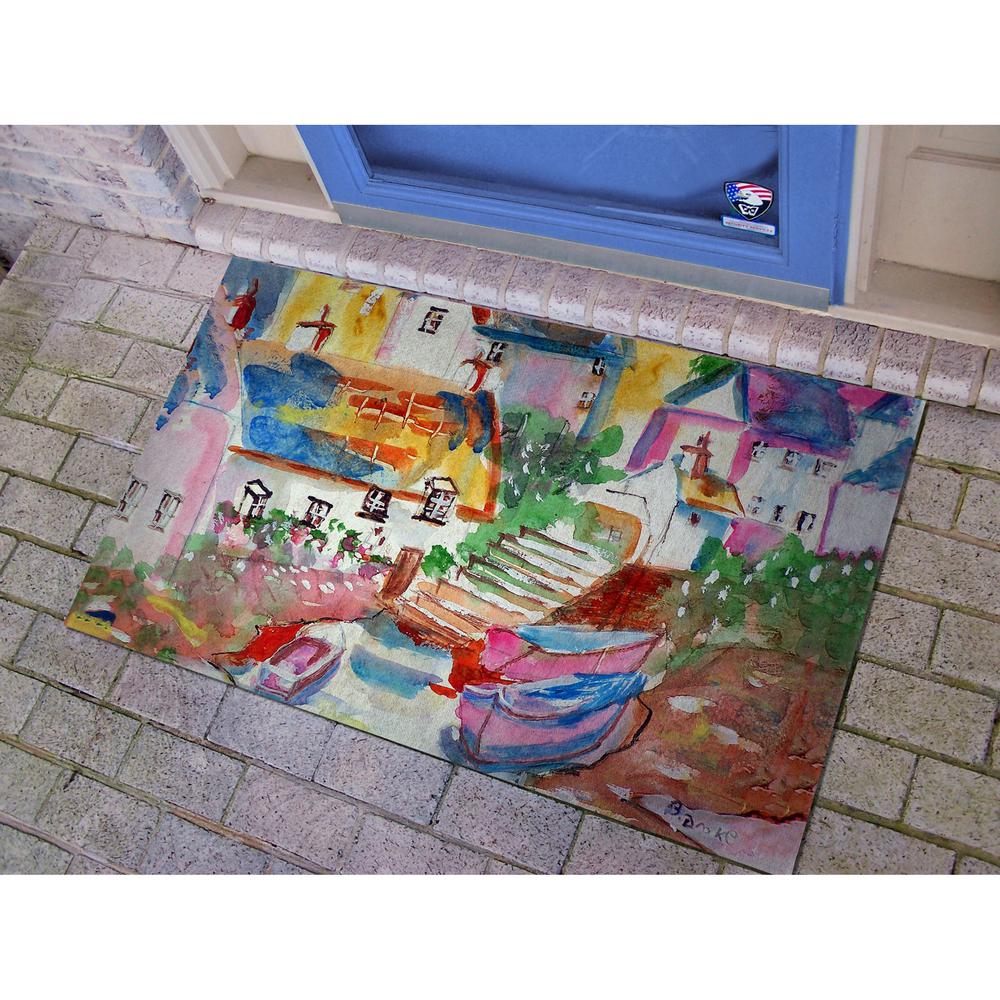 Boats At Steps Door Mat 30x50. Picture 2