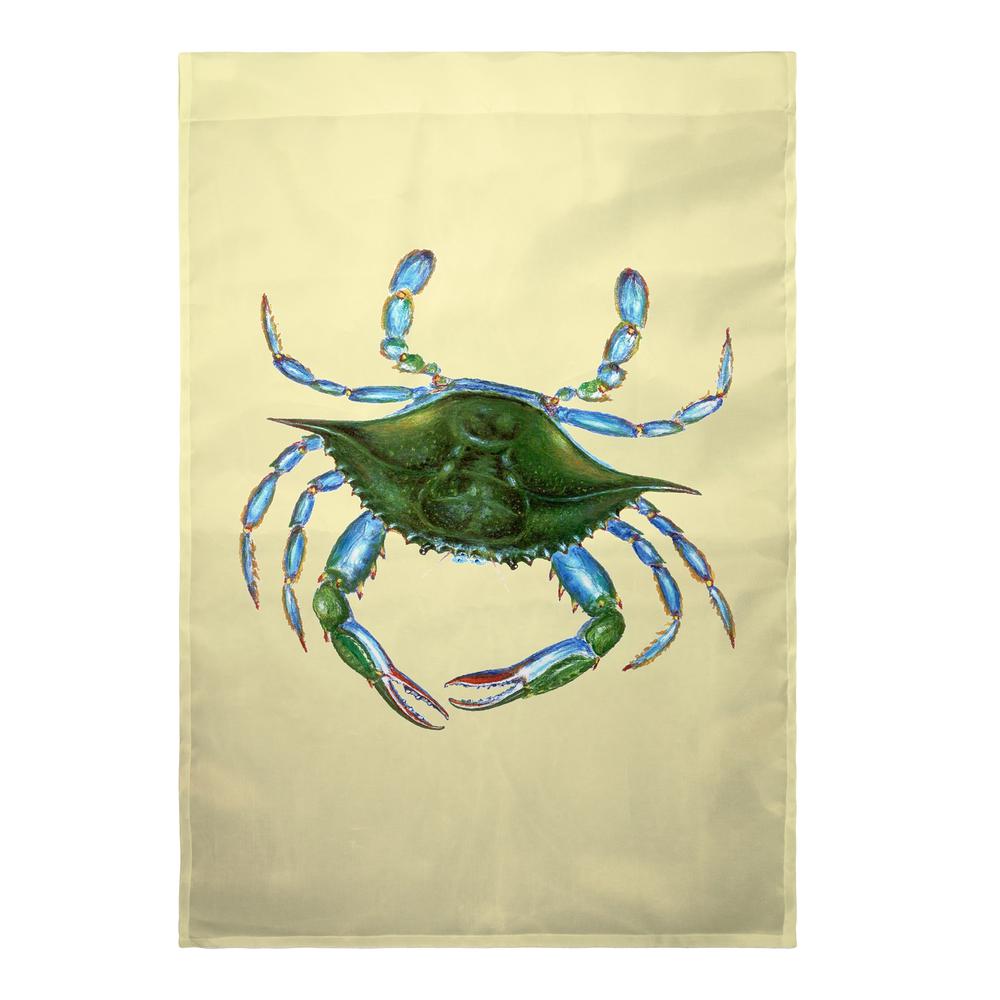 Female Blue Crab Yellow Flag 12.5x18. Picture 1