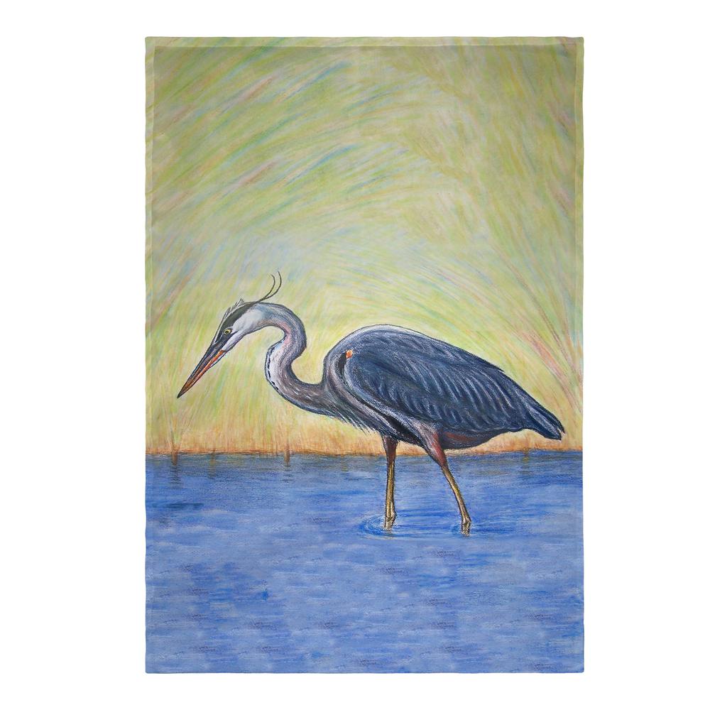 Blue Heron Flag 12.5x18. Picture 1