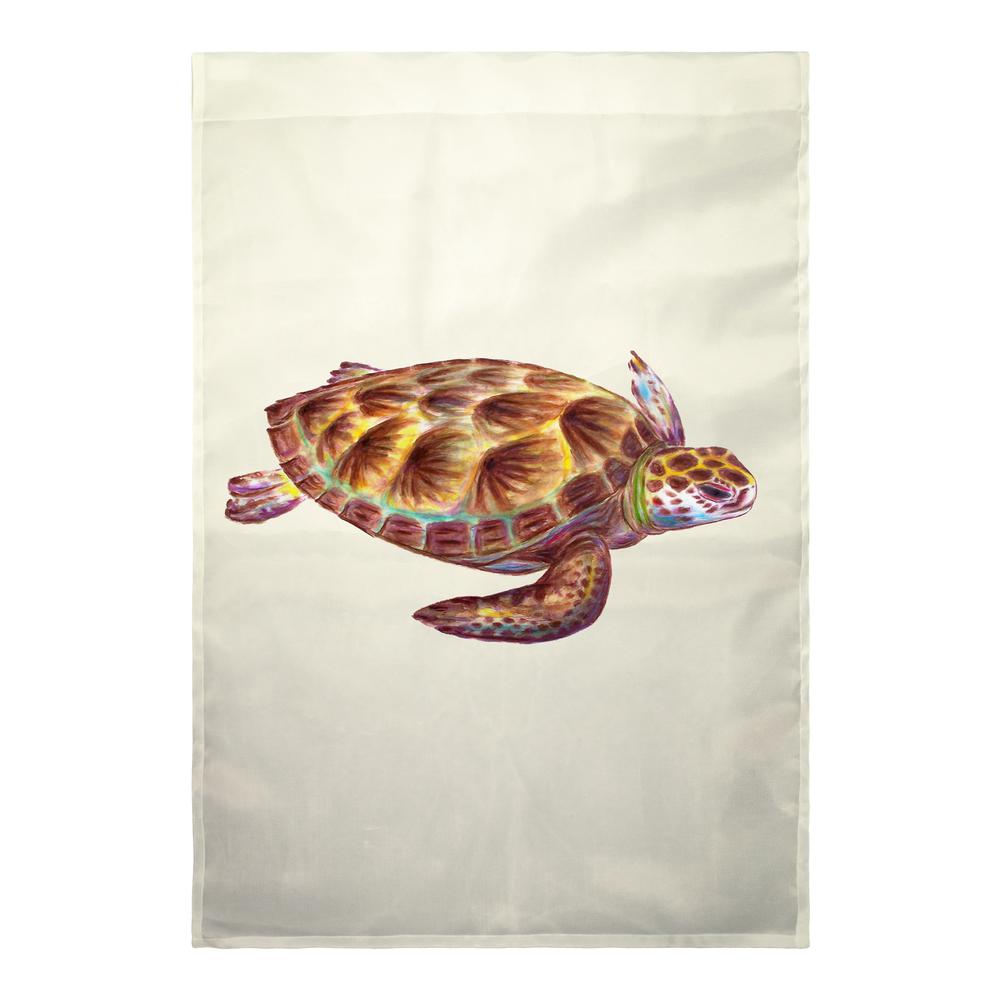 Green Sea Turtle Flag 12.5x18. Picture 1