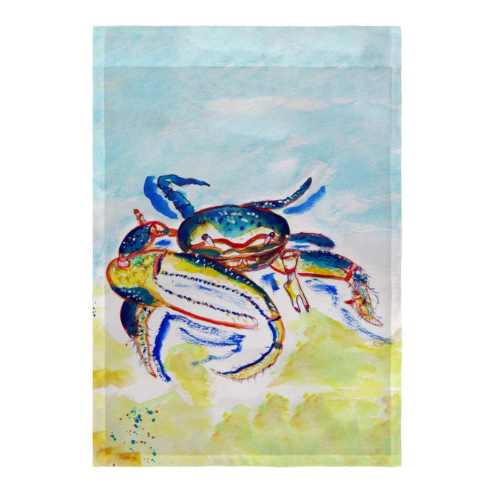 Colorful Fiddler Crab Flag 12.5x18. Picture 2