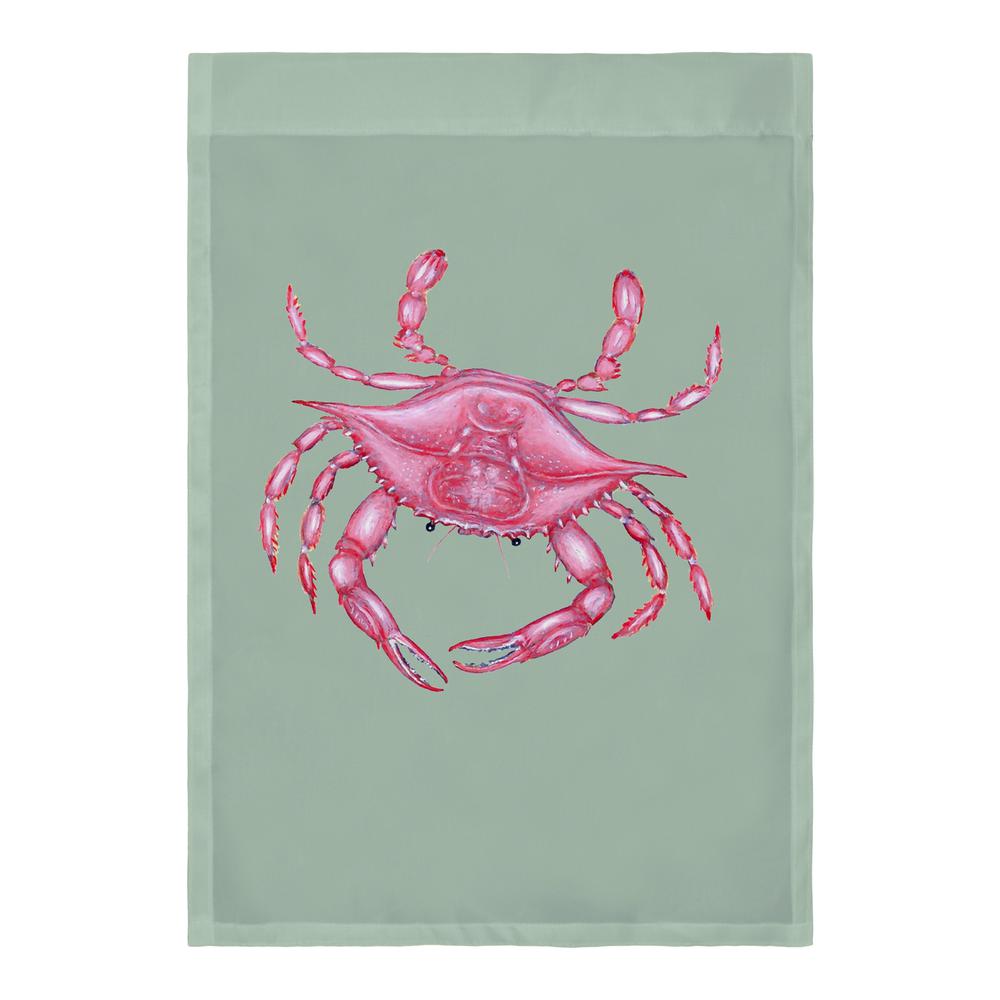 Pink Crab Flag 12.5x18. Picture 2