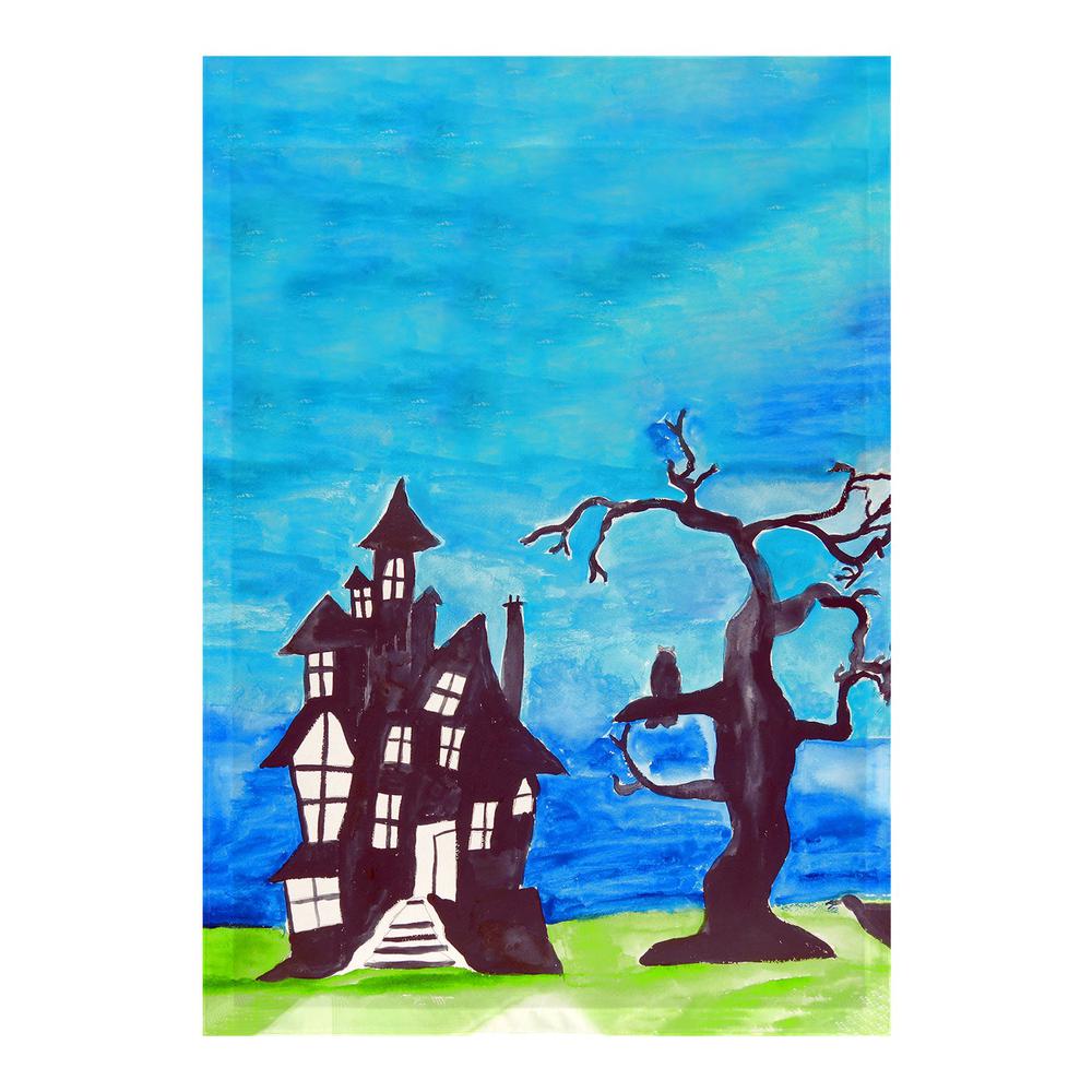 Haunted House Flag 12.5x18. Picture 1