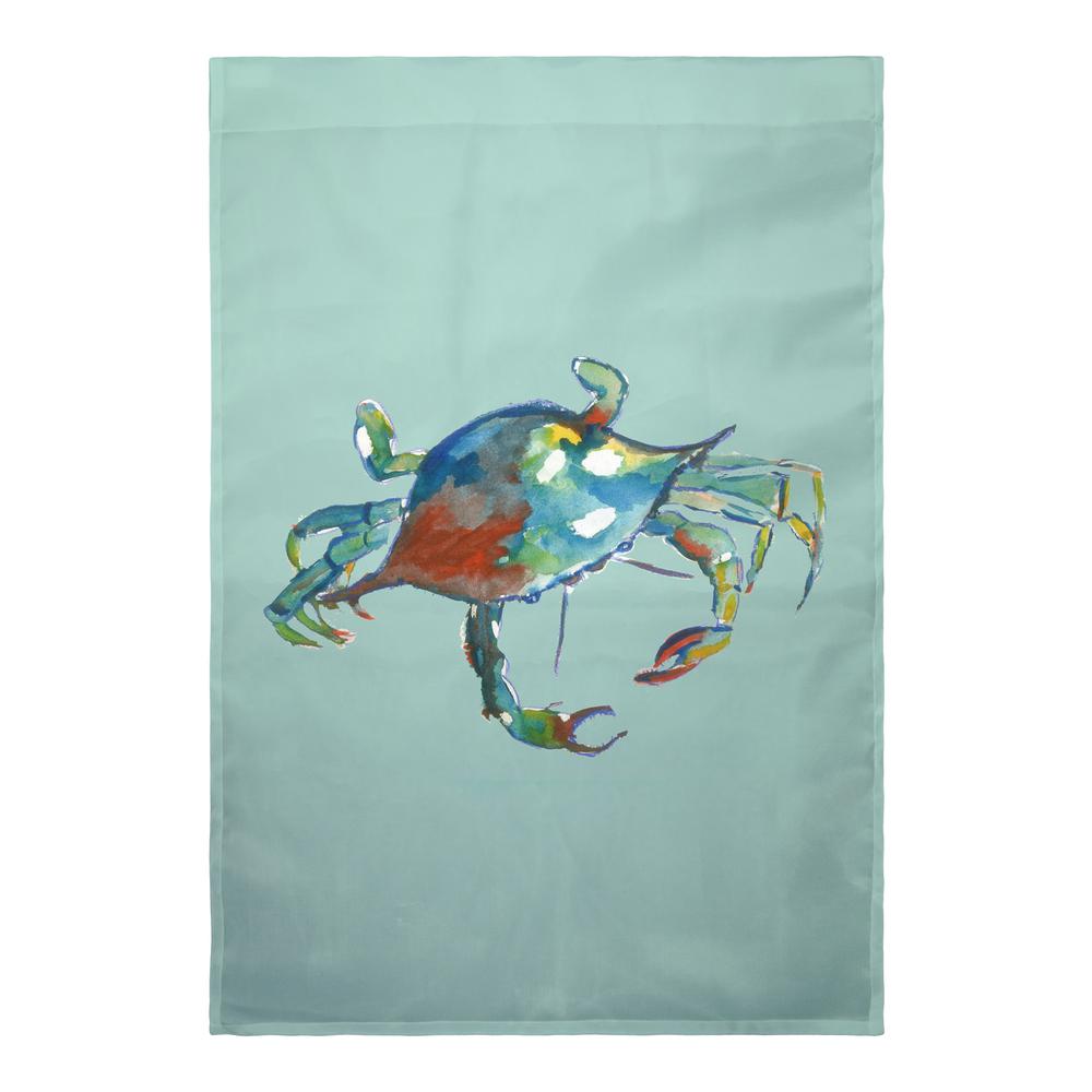 Betsy's Crab Flag 12.5x18. Picture 1