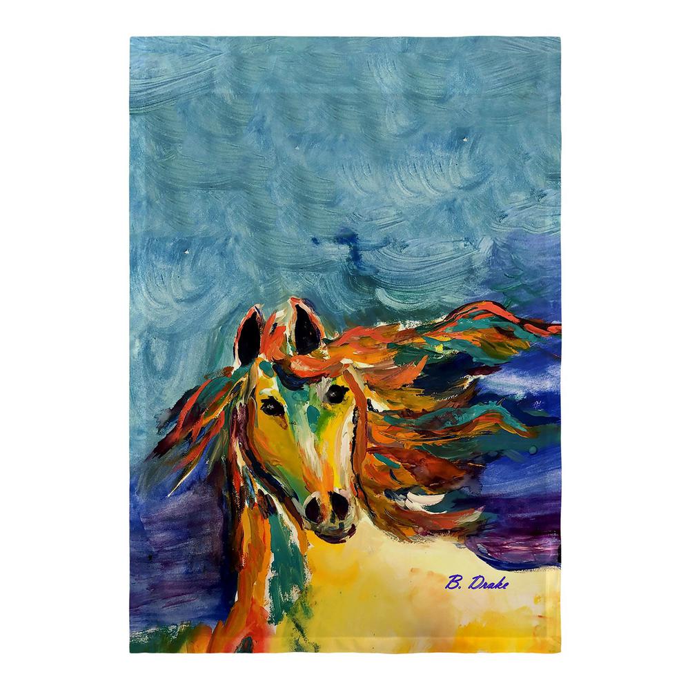 Colorful Horse Flag 12.5x18. Picture 2