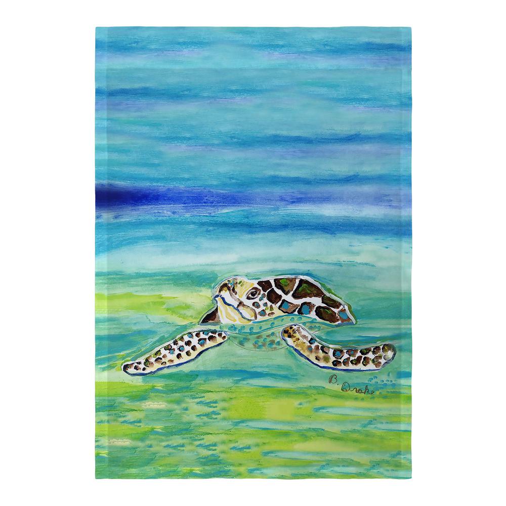 Sea Turtle Surfacing Flag 12.5x18. Picture 1