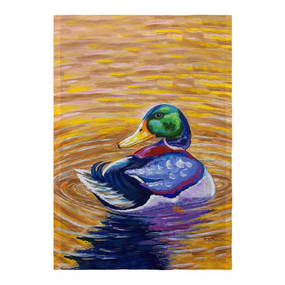Duck Looking Flag 12.5x18. Picture 1